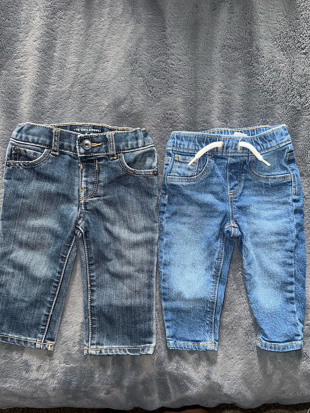 Baby boy Denim Pull-On & Button Jeans